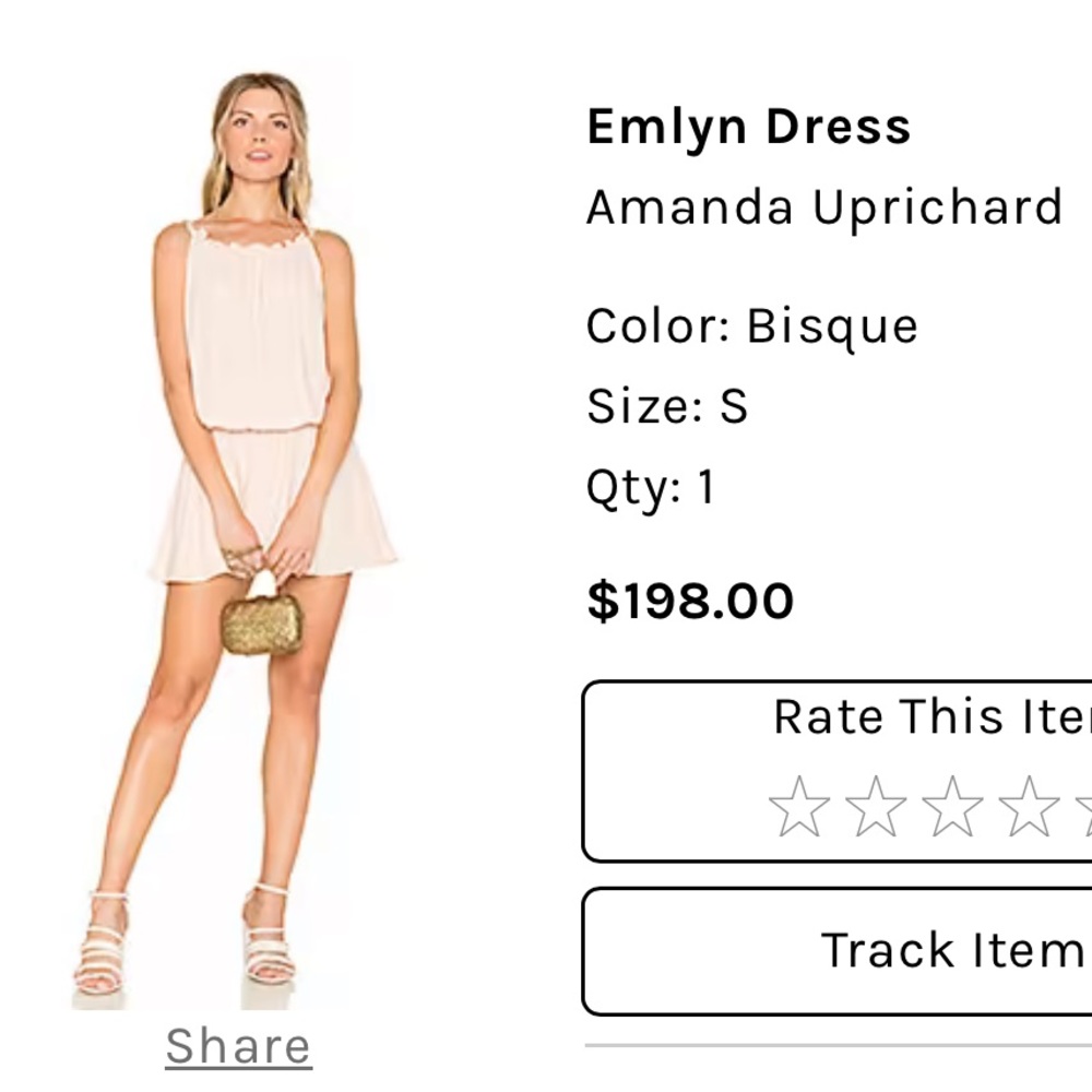 Amanda Uprichard Emlyn Dress